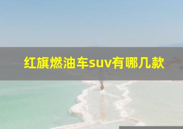 红旗燃油车suv有哪几款