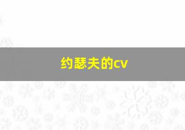 约瑟夫的cv