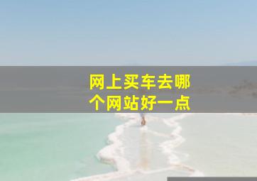 网上买车去哪个网站好一点