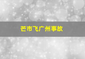 芒市飞广州事故