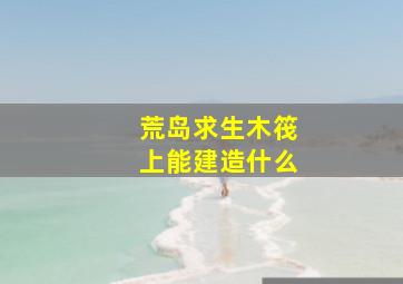 荒岛求生木筏上能建造什么