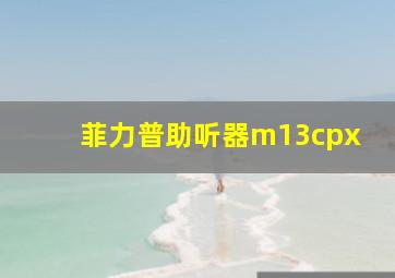 菲力普助听器m13cpx