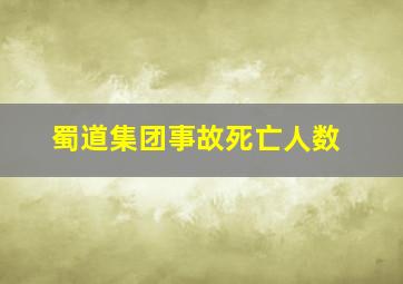 蜀道集团事故死亡人数