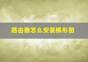 路由器怎么安装梯形图