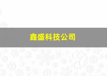 鑫盛科技公司