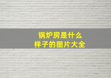 锅炉房是什么样子的图片大全