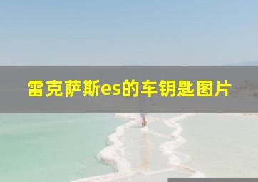 雷克萨斯es的车钥匙图片