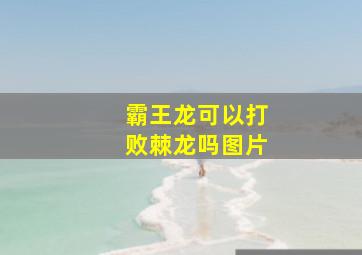 霸王龙可以打败棘龙吗图片