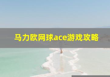 马力欧网球ace游戏攻略