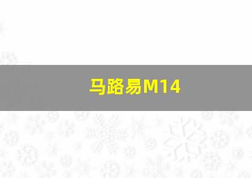 马路易M14