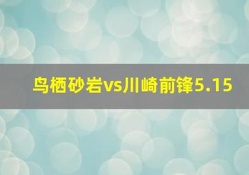 鸟栖砂岩vs川崎前锋5.15